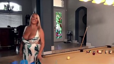 Blonde Big Tit BBW Gets Pounded On Pool Table Trueamateur